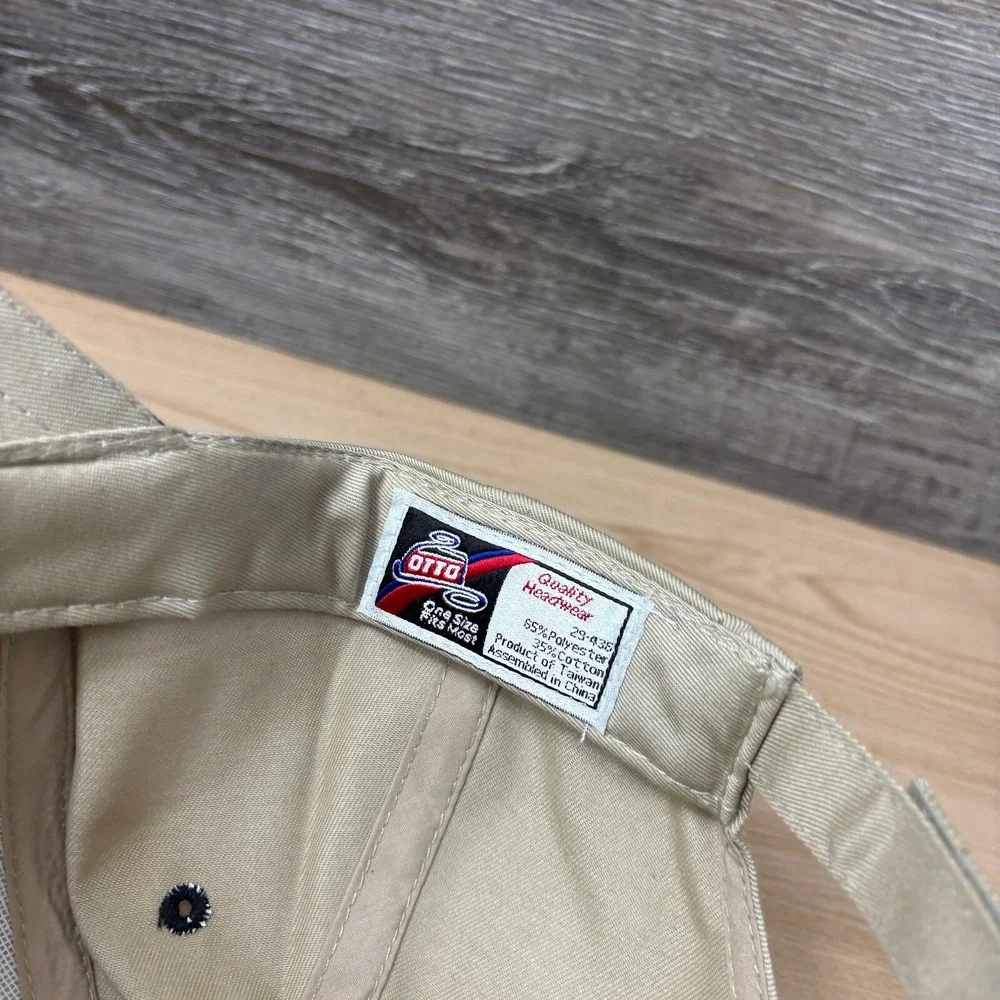 St Joseph Equipment Hat Cap Strap Back Brown‎ Tan Outdoors Adjustable